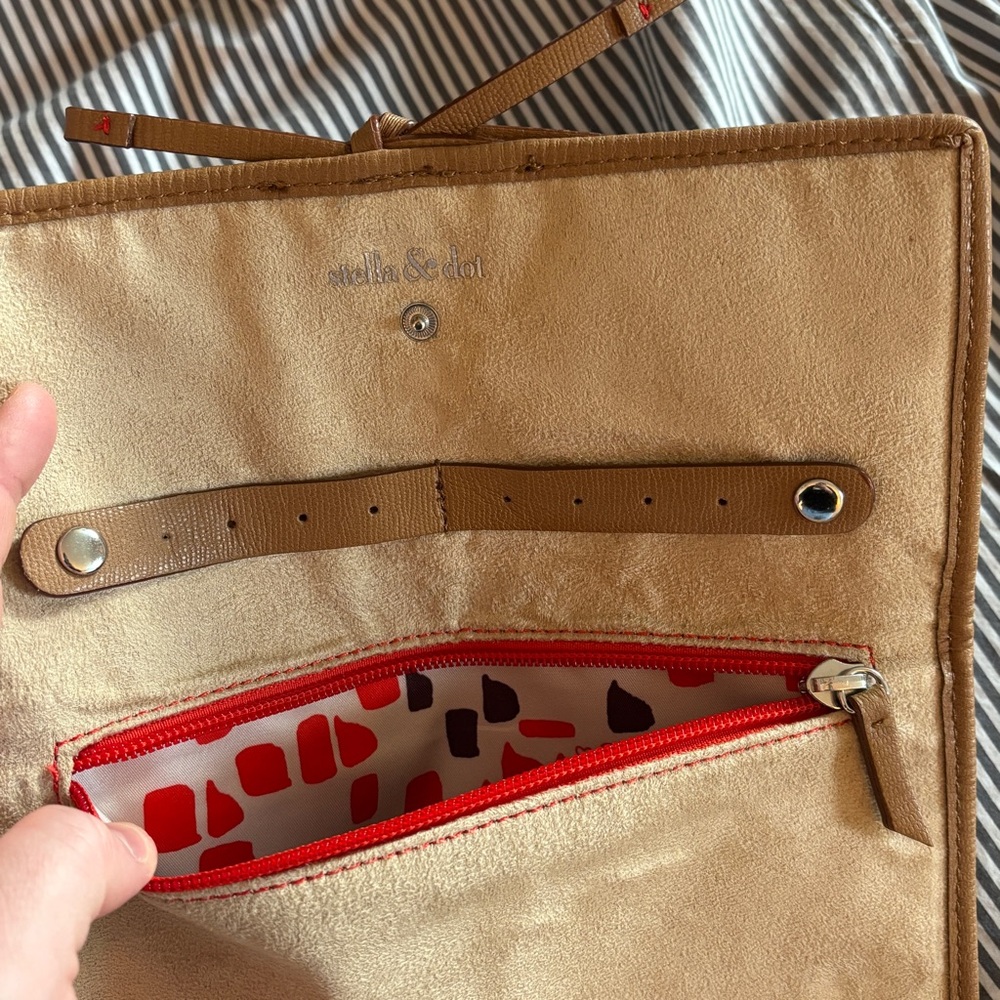 Stella & Dot Ikat Print Travel Jewelry Organizer View 4